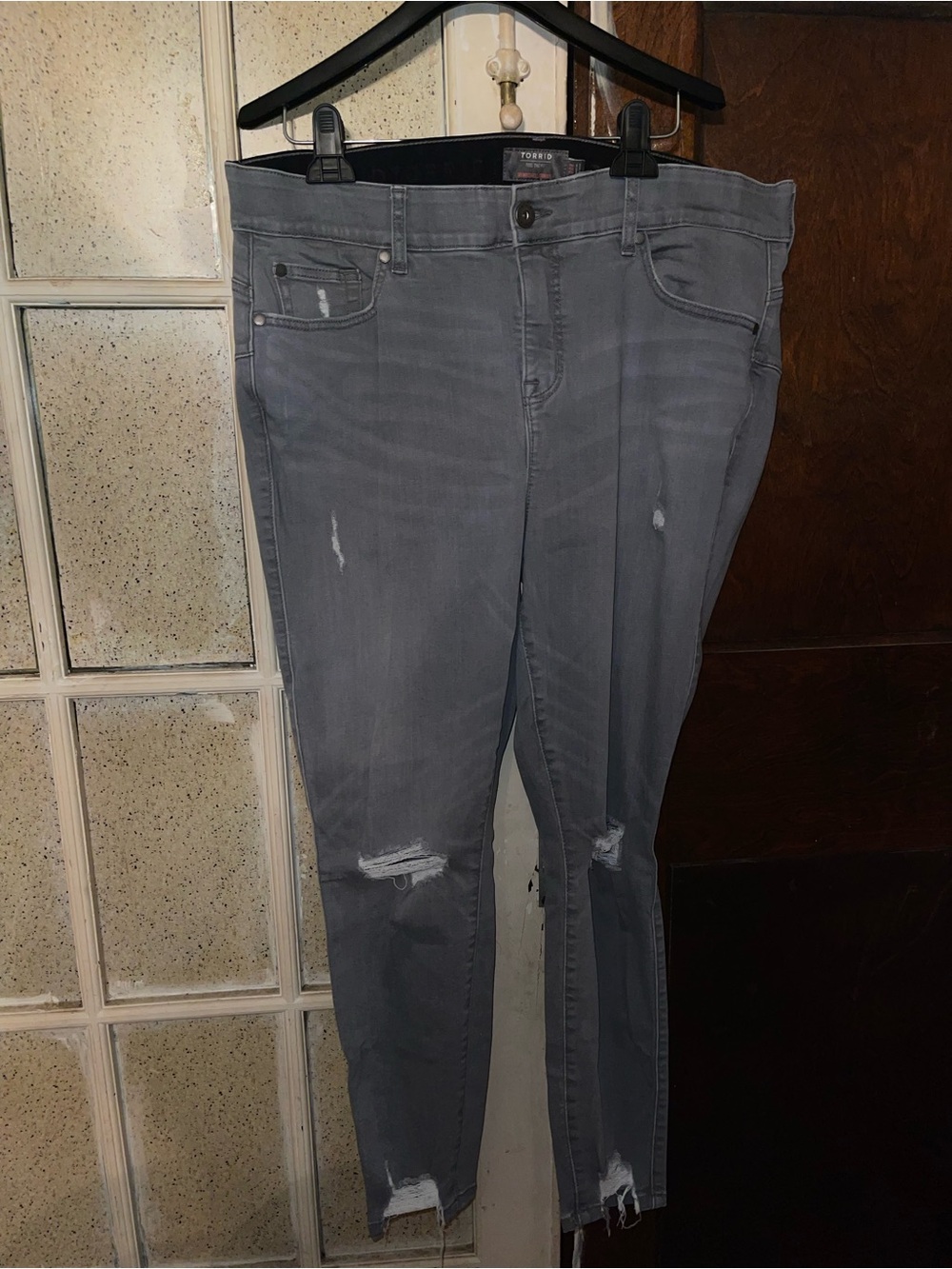 Torrid Bombshell Skinny High-Rise Distressed Skinny Jeans - Sz 20R